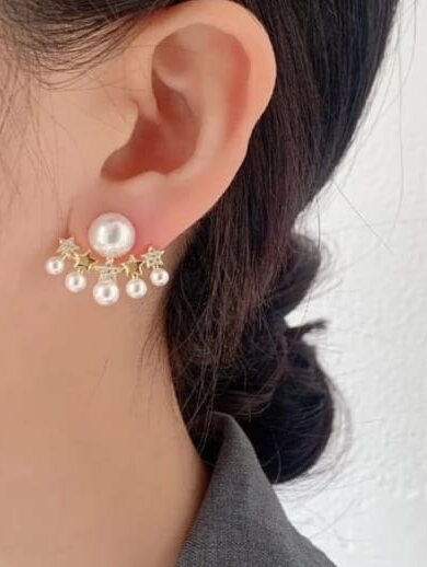 Timeless Elegance: Gold-Plated Korean Pearl Earrings for a Sophisticated Look