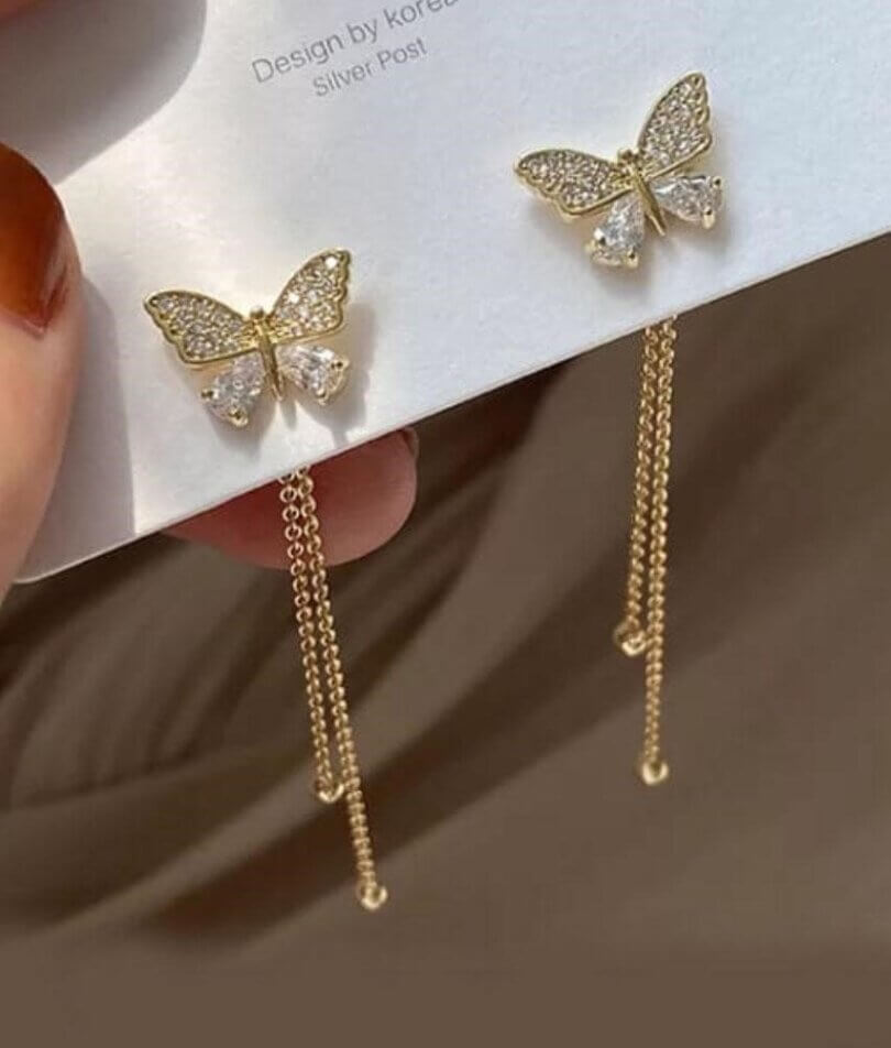 New Butterfly Cute Korean Design Earring For Girls & Womens